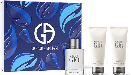 Giorgio Armani Acqua di Gio 50ml EDT &amp; SG 75ml DG &amp; BL 75ml