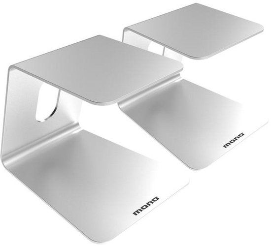 Mono Studio monitor stands (set van 2, zilver)