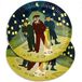 Merkloos / Sans marque Borden detective thema 8 stuks - kartonnen wegwerpbordjes