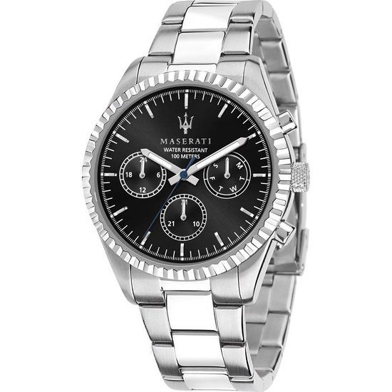 Maserati Heren Horloge R8853100023 - Zilver - Zilverkleurig - 43 mm