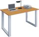 Bureau VCM, 140 x 50 x 76 cm, Argent / Hêtre