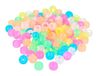 Bol perles en plastique forme olive, multicolore, opaque, 9 x 6 mm, 500 pièces, diamètre 2 mm. Sac