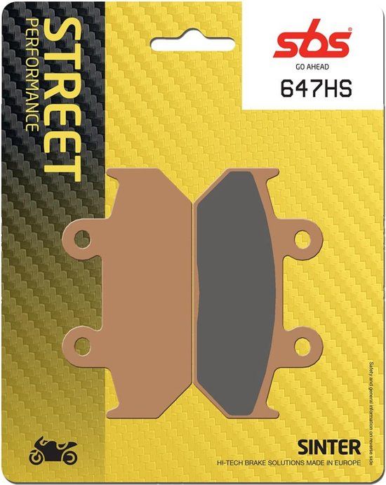FRONT SBS Remblokken voor Moto Cagiva 500 Canyon 1999-2001 647HS