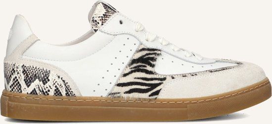 Floris van Bommel Sfw-10169 Minni Dames Sneakers - Leer - Wit - Maat 43