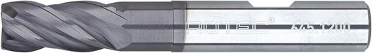 Rotec VHM Vario-Frees, vrijgeslepen, ø4 - Silver-Line / ø4x11x57xø6mm Z=4 / kort - 6450400