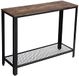 RED DECO Madison Consoletafel, 100 x 35 x 80 cm, Rustiek Bruin en Zwart