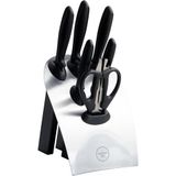 Rockingham Forge 8007 Essentials Range 7-Delige Messenblok Set Zwart