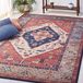 SAFAVIEH Imitatie schapenvacht tapijt voor machinewasbaar en antislip - woonkamer, eetkamer, slaapkamer - Faux Rabbit Fur Collection, korte pool, crèmekleurig, 152 x 213 cm