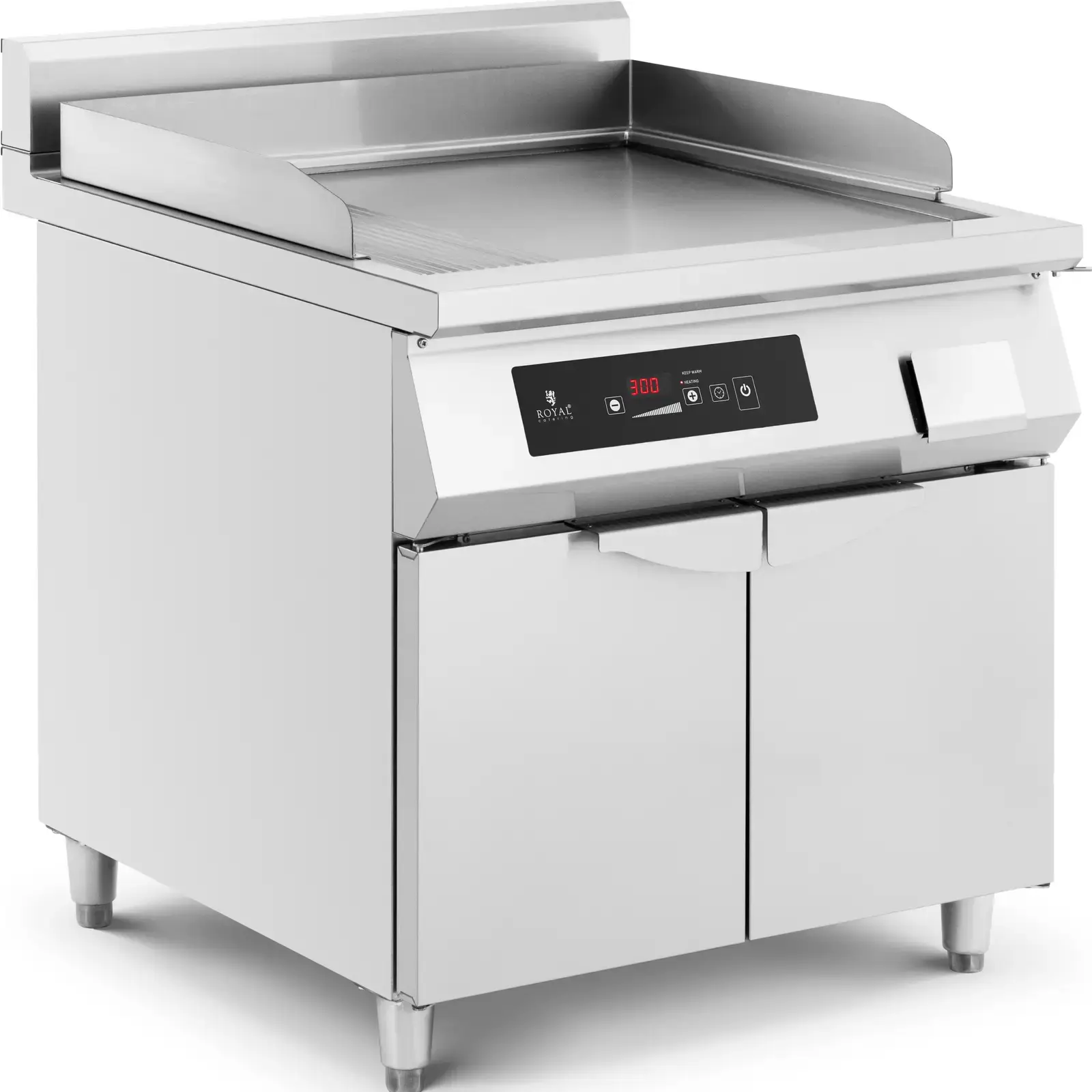 Royal Catering Inductiegrill - 720 x 610 mm - glad - 10000 W - Royal Catering
