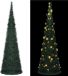 vidaXL Kunstkerstboom met verlichting pop-up 210 cm groen