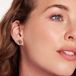Guess Dames Guess goldplated stalen oorknoppen STUDS PARTY - Oorbellen - Staal - Goudkleurig