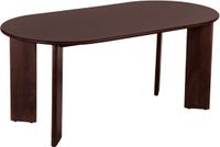 Lewis & Loft Eettafel Lila - Ovaal - 180 x 90 cm - FSC®-gecertificeerd mangohout - Walnoot bruin