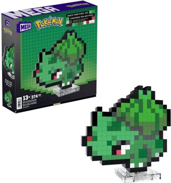 MEGA Pokémon Bisasam Pixel Art Bouwset