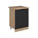 Vicco Meuble bas de cuisine "R-Line", Anthracite campagne/Chêne doré 60 cm
