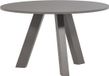 WOOOD Rhonda Eettafel Ø129 CM - Eiken - Warmgrijs