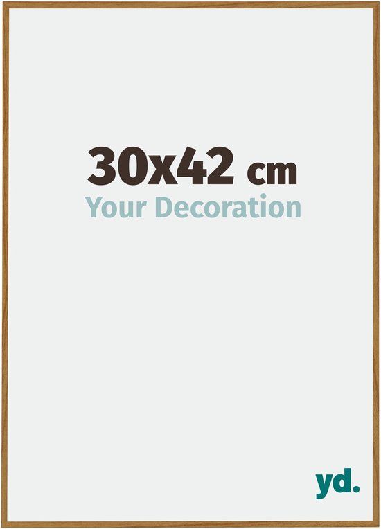 Fotolijst 30x42 cm - Kunststof - Beuken Licht - Evry