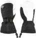 Eska Skiwantjes voor meisjes Eska White Nok Gtx Zwart/Wit Leer Gore-Tex Waterdicht Maat 6,5