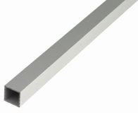 Alberts 471644 vierkante buis | aluminium, zilverkleurig geanodiseerd | 1000 x 30 x 30 mm