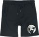 Looney Tunes Taz - Moonlight Heren Shorts - Zwart - L