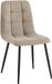 CLP Antibes Eetkamerstoel - Ribstof/taupe