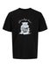 JACK & JONES Shirt lichtblauw / zwart / wit