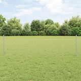 vidaXL Zeshoekig gaashek met palen 10 x 0,5 m Gegalvaniseerd staal
