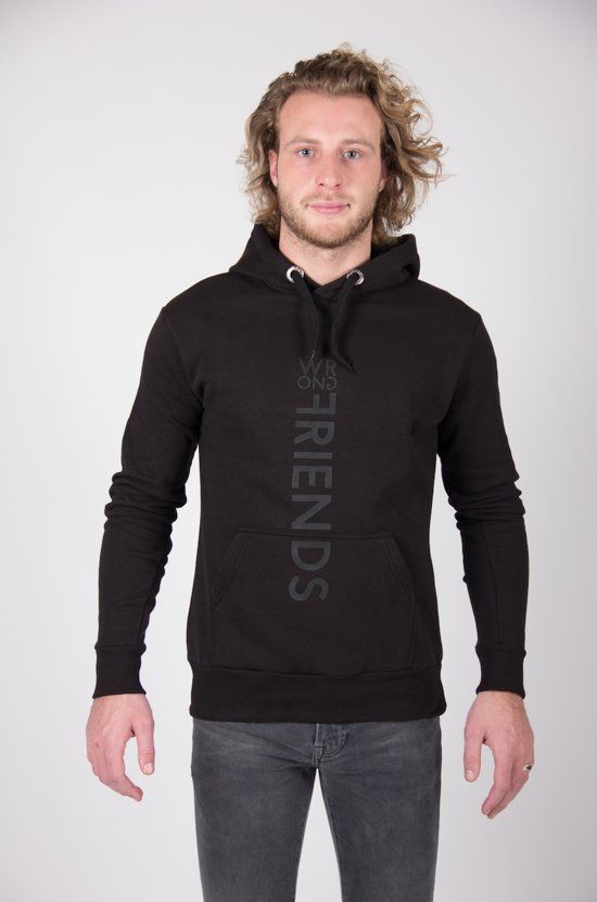 Wrong Friends MADRID HOODIE - Black - XL - 8719699530461