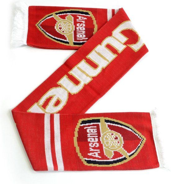 Arsenal Sjaal GUNNERS Rood - Unisex - Acryl - 132 cm