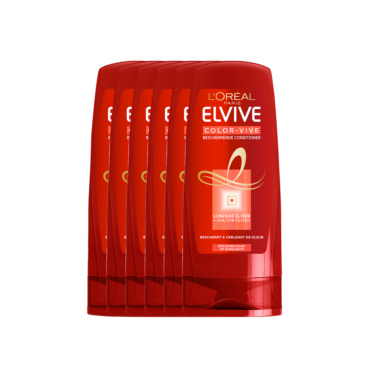 L'Oréal Color-Vive Elvive Color Vive Gekleurd Haar - 6x 200 ml - Conditioner