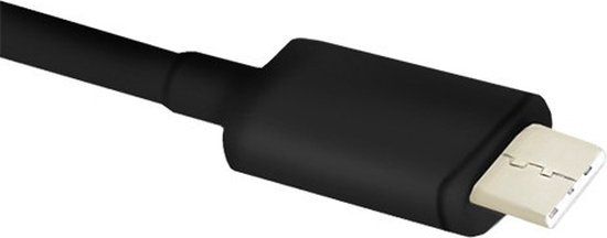 Qoltec Oplader 17W | 5V | 3.4A | USB + USB-type C - Zwart