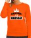 Bellatio Decorations Shoppartners Bv Koningsdag sweater Holy fuck its Kingsday - Oranje - Dames - S