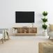 Sapphire Tv-standaard, 120 cm breed, 48,2 cm hoog, 29,6 cm diep, 100% melamine gecoate particle board, 18 mm dik, stijlvol design met meerdere planken