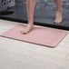 Absorberende Sneldrogende Badmat Anti-Slip Roze - Harde Badplank