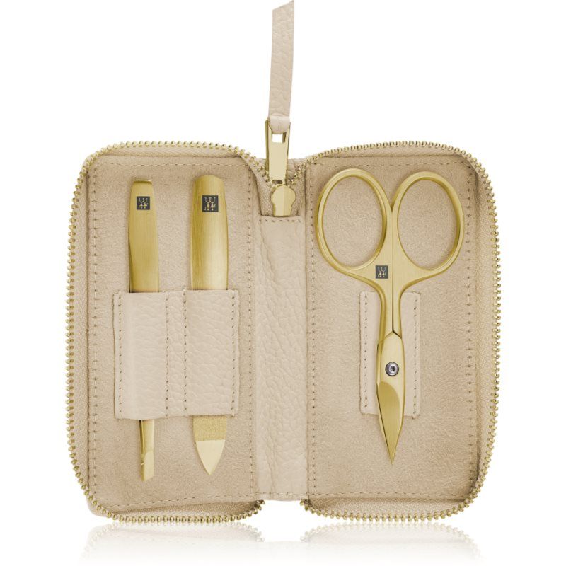 Zwilling Manicure Set 3 Pieces with Genuine Leather Case