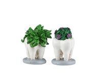 LEMAX Tooth plants, set of 2 ornament