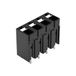 WAGO 2086-3104/300-000 Borne à circuit imprimé 1.50 mm² Nombre de pôles 4 Noir 1 pièce(s)