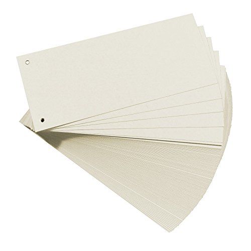 Herlitz 10843654 scheidingsstroken wit 100 stuks