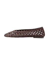 Next - Dames - Forever Comfort® geweven ballerina's van satijn - Bruin