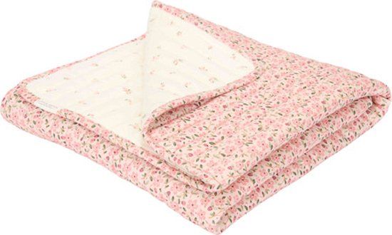 Little Dutch Ledikantdeken Roze Fairy Floral 110x140 cm