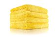 The Rag Company Eagle Edgeless 500 - Professionele Koreaanse 70/30 mix, super pluche microvezel detaillering handdoeken, cirkelvormig gebreid weefsel, 500gsm, 16" x 16", goud (4-Pack)