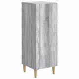 vidaXL Dressoir Grijs sonoma 33 x 34,5 x 90 cm Bewerkt hout