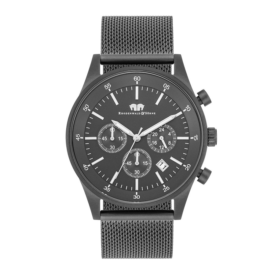 Rhodenwald & Söhne Chronograaf Goodwill - Grijs Edelstaal Herenhorloge