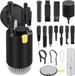 Non-branded 20-in-1 kit de nettoyage pour PC, kit de nettoyage portable pour clavier d'ordinateur, kit de nettoyage pour écouteurs avec lentille de brosse, kit de nettoyage pour iPhone, AirPods, appareil photo, smartphone, blanc