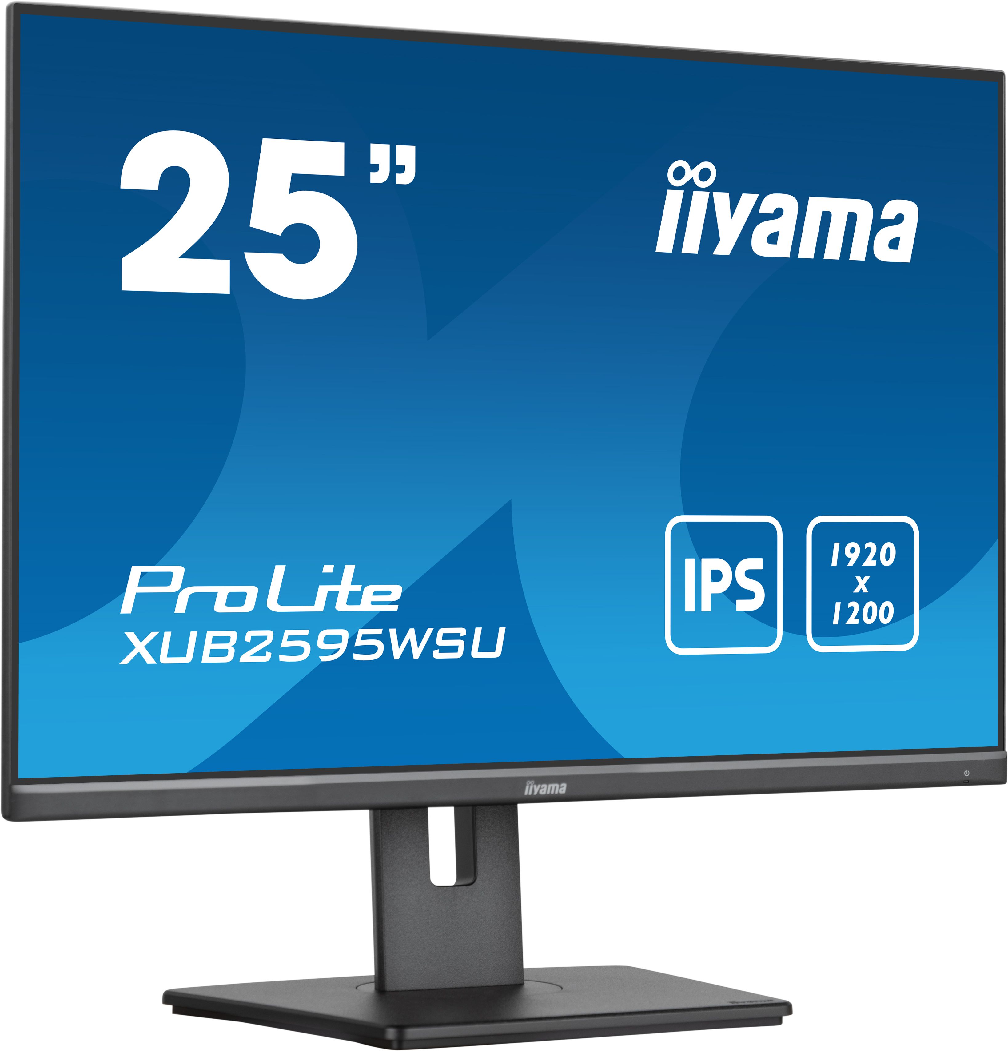 Iiyama ProLite XUB2595WSU-B5 - 25" Monitor - 1920x1200 - IPS - 4ms - Speakers - Black