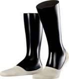 Esprit Basic Uni 2-Pack onzichtbaar eenkleurig katoen multipack footies heren beige - maat 43-46
