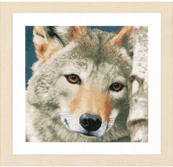 Lanarte borduurpakket PN0166758 wolf close-up