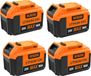 StarTech Accu 20V Li-Ion 9000 mAh 4-pack Hemelsblauw