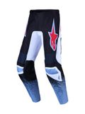 Alpinestars Fluid Drag Motocrossbroek Zwart/wit/rood/blauw Maat 32