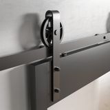 SOTECH Système de porte coulissante CHAMBER 2,36 m Ø roulement 120 mm noir