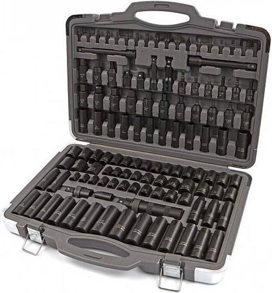 HBM 119-delige PROFI krachtdoppenset - Metrisch & Inch